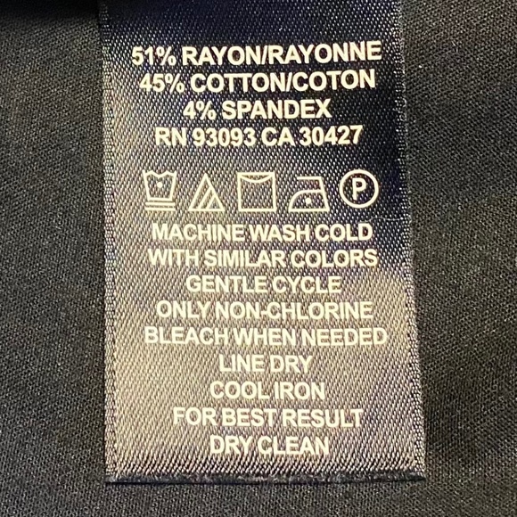 Nic+Zoe Black Slacks Women's Size 8 - Picture 9 of 12